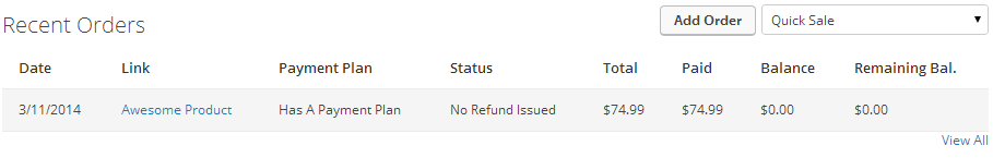 Infusionsoft shows a $0.00 balance. This invoice looks paid.