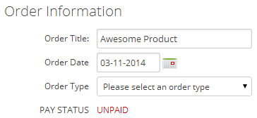 The invoice is marked as UNPAID!