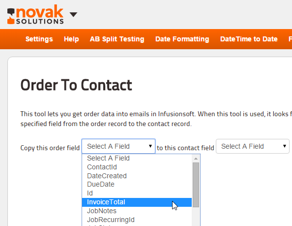 Pro Campaign Tools – New Features – Invoice Fields Available in Order To Contact!